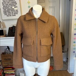 Lucky Brand Brown Wool Jacket
